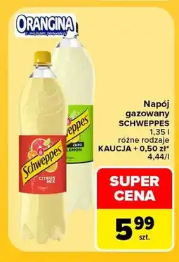 Carrefour Napój gazowany Schweppes Citrus Mix oferta