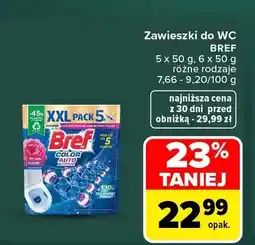 Carrefour Zawieszki do WC Bref 5-pak oferta
