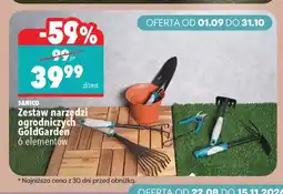 Biedronka Zestaw narzędzi ogrodniczych Sanico GoldGarden oferta