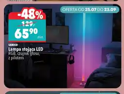 Biedronka Lampa stojąca LED RGB Sanico oferta
