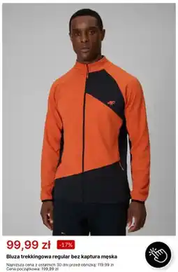 4F Bluza trekkingowa 4F regular bez kaptura męska oferta
