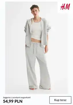 H&M Joggersy z prostymi nogawkami H & M oferta