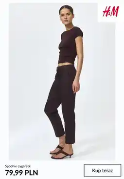 H&M Spodnie cygaretki H & M oferta