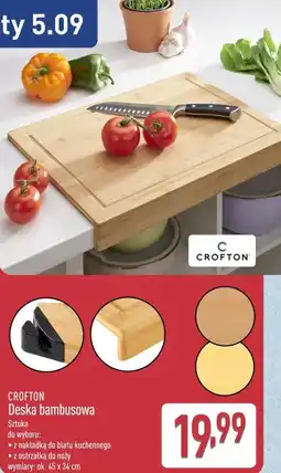 ALDI Crofton Deska bambusowa oferta