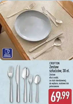 ALDI Crofton Zestaw sztućców, 30 el oferta