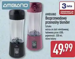 ALDI Ambiano Bezprzewodowy przenośny blender oferta