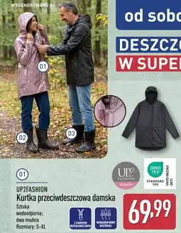 ALDI UP2FASHION Kurtka przeciwdeszczowa damska oferta
