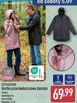 ALDI UP2FASHION Kurtka przeciwdeszczowa damska oferta