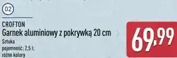 ALDI CROFTON Garnek aluminiowy z pokrywką 20 cm oferta