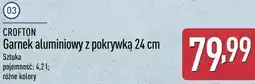 ALDI CROFTON Garnek aluminiowy z pokrywką 24 cm oferta