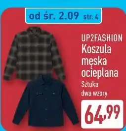 ALDI UP2FASHION Koszula męska ocieplana oferta