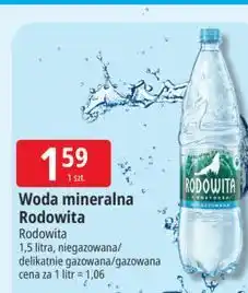 E.Leclerc Woda delikatnie gazowana Rodowita Z Roztocza oferta