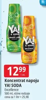 E.Leclerc Syrop do saturatorów cytryna-limonka Excellence Ya! oferta