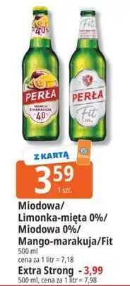 E.Leclerc Piwo Perła Czarna Extra Strong oferta