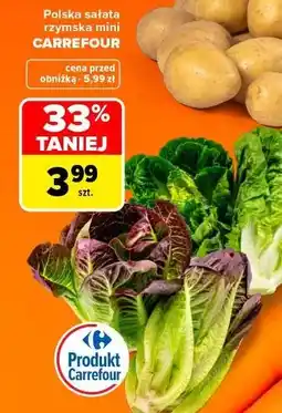 Carrefour Sałata rzymska mini Carrefour oferta