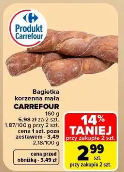 Carrefour Bagietka korzenna Carrefour oferta