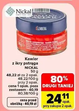 Carrefour Kawior z pstrąga Lemberg oferta