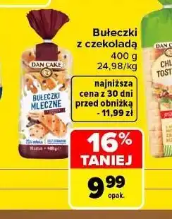 Carrefour Bułeczki mleczne z czekoladą Dan Cake oferta