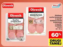Carrefour Kiełbasa żywiecka sucha z szynki Olewnik oferta