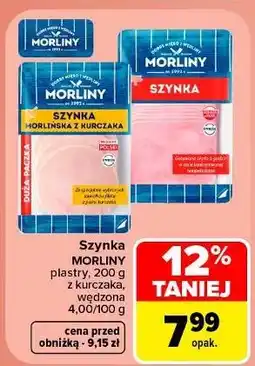 Carrefour Szynka konserwowa Morliny oferta