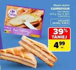 Carrefour Masło bez laktozy Carrefour Extra oferta