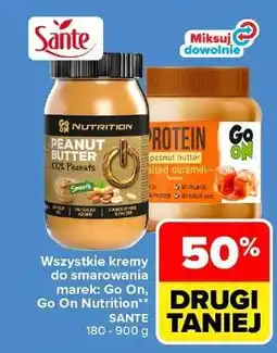 Carrefour Masło orzechowe ze słonym karmelem Go On! oferta