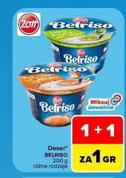 Carrefour Ryż na mleku pistacjowy Zott Belriso oferta