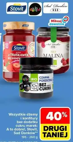 Carrefour Dżem malinowy Sad Danków oferta