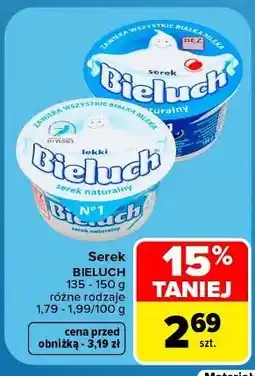 Carrefour Serek naturalny lekki Bieluch oferta