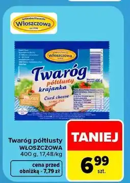 Carrefour Twaróg krajanka Włoszczowa oferta