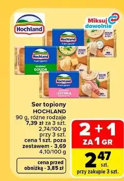 Carrefour Ser kremowy z szynką Hochland oferta