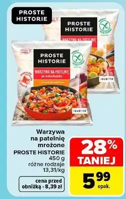 Carrefour Warzywa na patelnię po polsku Iglotex Proste Historie oferta