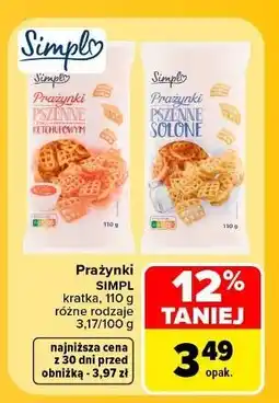 Carrefour Prażynki ketchupowe Simpl oferta