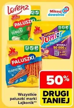 Carrefour Paluszki Lajkonik Junior oferta