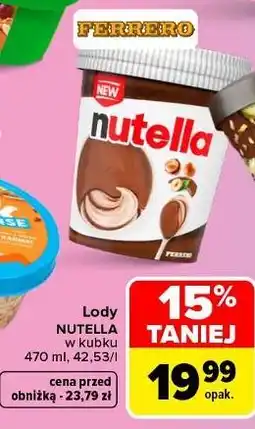 Carrefour Lód Nutella oferta