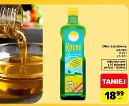 Carrefour Olej rzepakowy Rapso oferta
