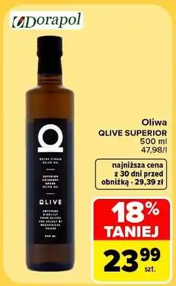 Carrefour Oliwa z oliwek Qlive oferta