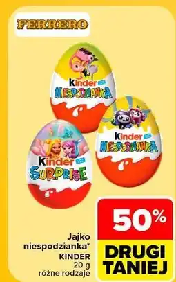 Carrefour Jajko niespodzianka Kinder Niespodzianka oferta