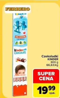 Carrefour Czekoladki Kinder Chocolate oferta