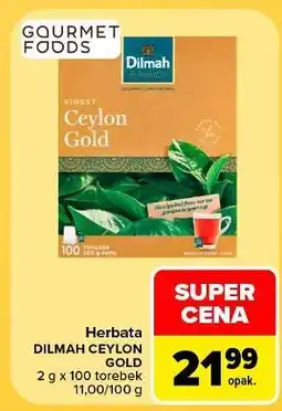 Carrefour Herbata Dilmah Ceylon Gold oferta