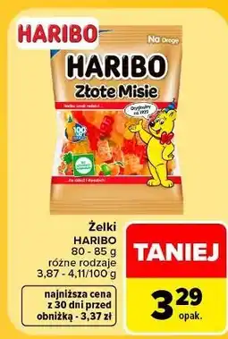 Carrefour Żelki Haribo Złote Misie oferta