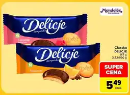Carrefour Ciastka z galaretką malinową Delicje Szampańskie oferta