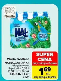 Carrefour Woda niegazowana Nałęczowianka oferta