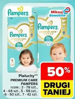 Carrefour Pieluchy dla dzieci 7 Pampers Premium Care oferta
