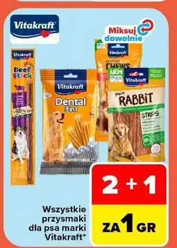 Carrefour Przysmaki chews Vitakraft oferta