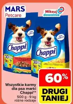 Carrefour Karma dla psa drób i warzywa Chappi oferta