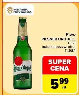 Carrefour Piwo Pilsner Urquell oferta