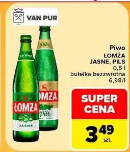 Carrefour Piwo Łomża Pils oferta