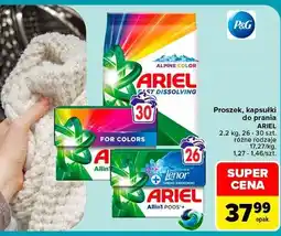 Carrefour Kapsułki do prania touch of lenor color freshness Ariel All In 1 oferta