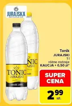 Carrefour Tonic classic zero Jurajski oferta